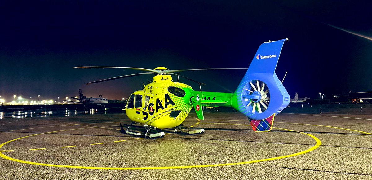 Chillangs's tweet photo. Good morning from @ScotAirAmb #Helimed79 in a chilly Aberdeen 🥶 https://t.co/36vbuaUBRT