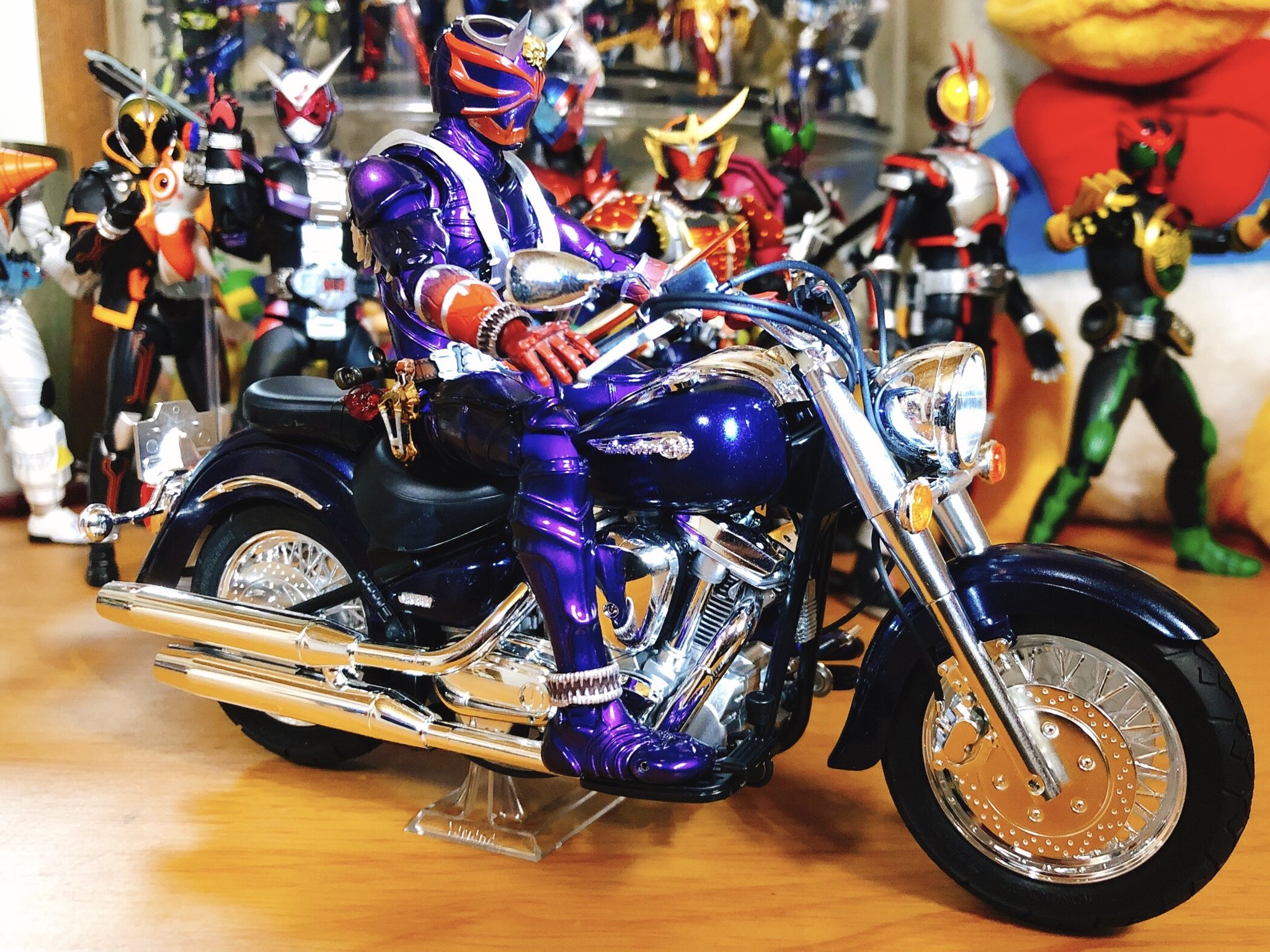 新品未開封　凱火/響鬼/ワルキューレルーン/Gaika/真骨彫 仮面ライダー響鬼 1/12 凱火 GAIKA ワルキューレルーン フィギュア