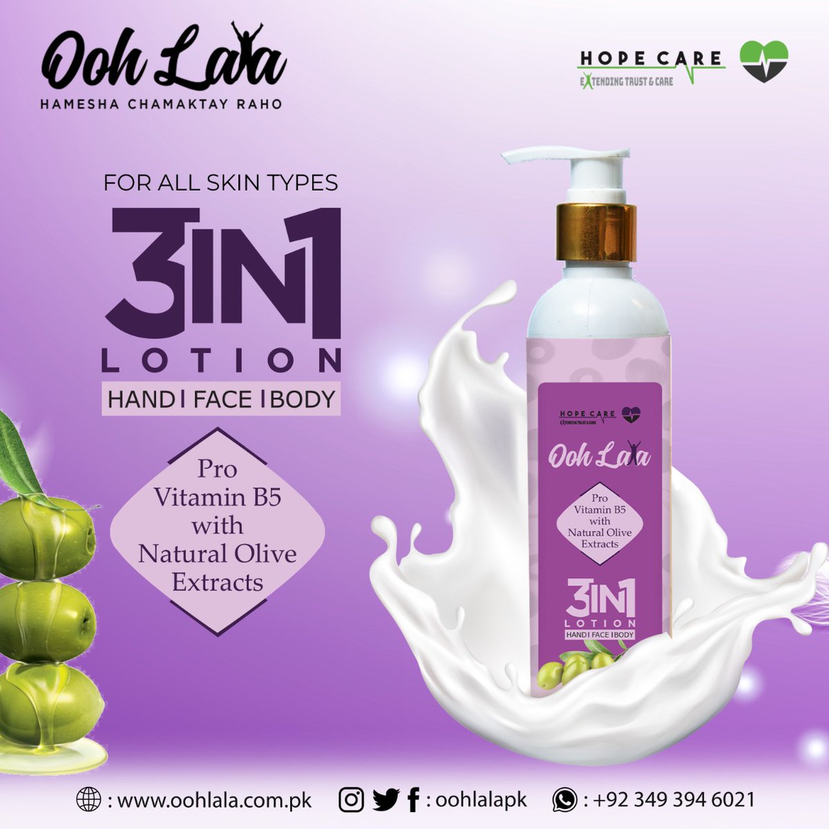 hopecare10's tweet photo. Beat winter season dryness with Hopecare Body Lotions. 
 Visit https://t.co/BAcLjagfez  
#oohlala #shahidafridi #hopecare #blessedfriday #sale #trending #whatsnew #boomboomafridi #skincare #facewashes #creams #acneproducts #gels #lotions #moisturizers #Fridaysale https://t.co/xkLNNlftXz