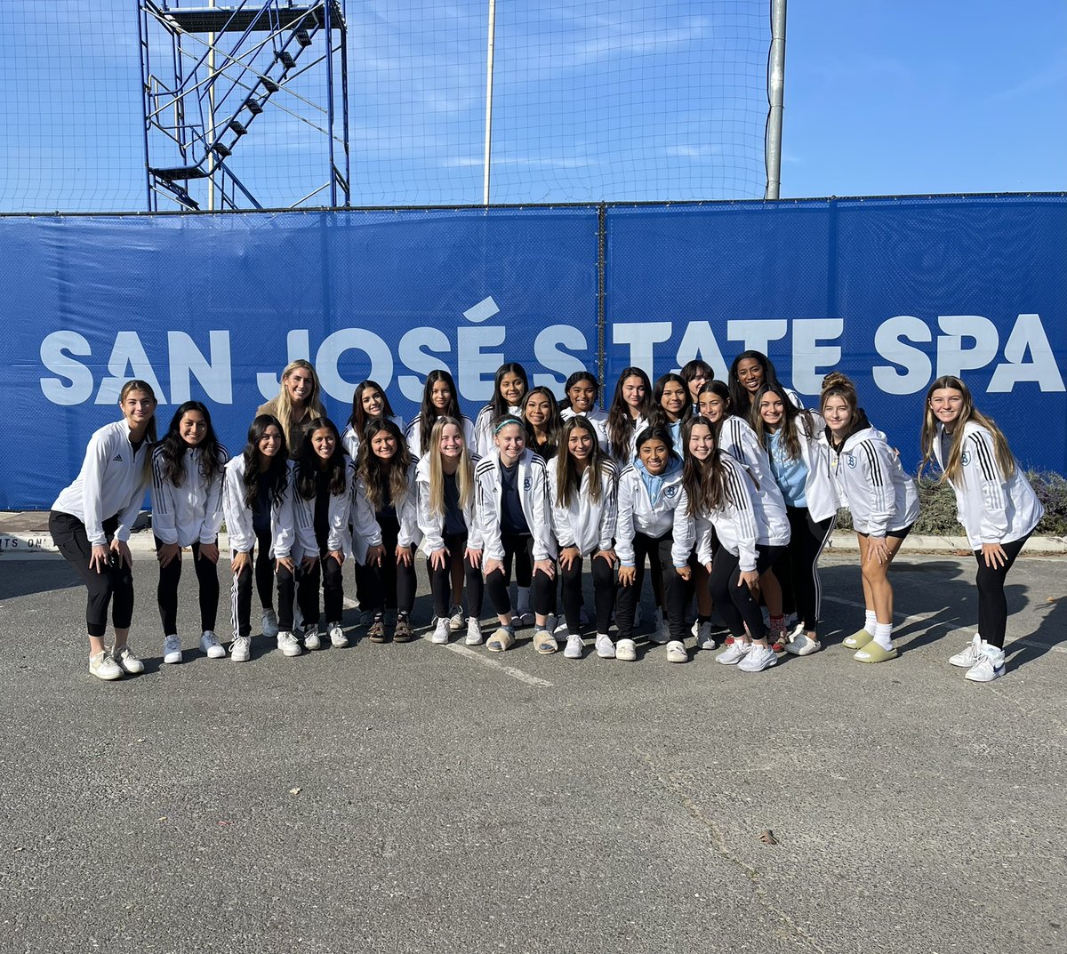 girlsbhsoccer's tweet photo. Then we had the opportunity to spend some time touring San Jose State with 2 players from the valley! Shoutout to @evanhouse_ @karleepottorff for showing our squad around and giving them some insight on what it takes to be a D1 athlete. https://t.co/hj8UnlLTYR
