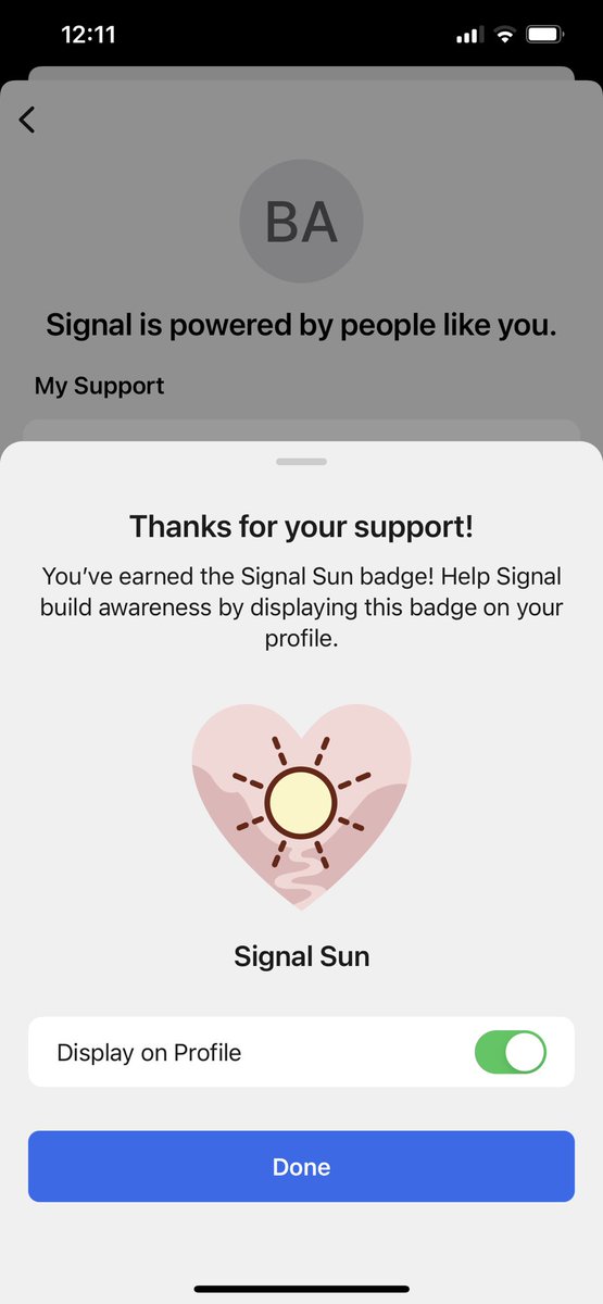 Awesome to see <a href="/signalapp/">Signal</a> finally enabling revenue. Everyone should subscribe to help Signal reach breakeven. Such an important piece of infrastructure for the world.
