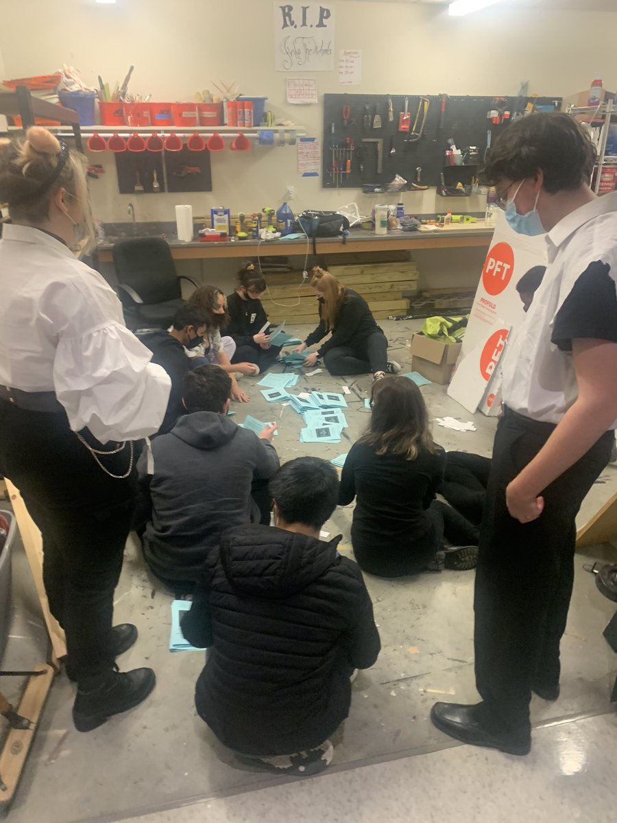 Our crews are hard at work for this show!!