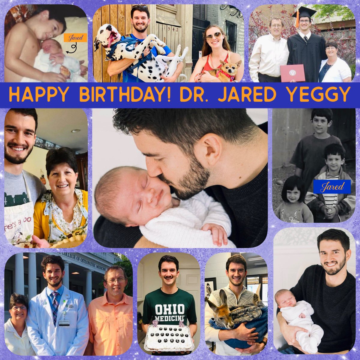 TCHIMRes's tweet photo. 💙Happy Birthday🧡 to our PGY-2, 💎Dr. @jaredyeggy💎!🎂🍰
He and his wife, @alisonyeggy welcomed a handsome baby boy, 🥰Elison🥰 on Halloween🎃!
🎉Congratulations again!
#happybirthday #newparenthood
#fatherhoodinresidency https://t.co/ZbzH31s1XH