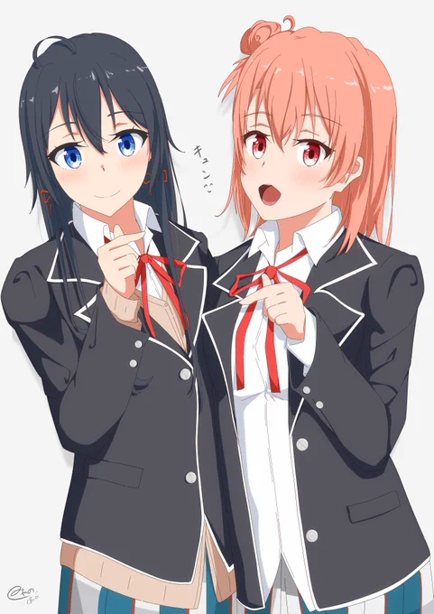 キュンです#oregairu#指ハート 