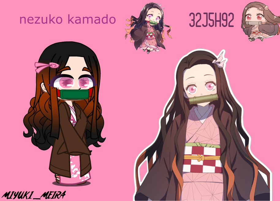 Nezuko, How to make, Gacha Club