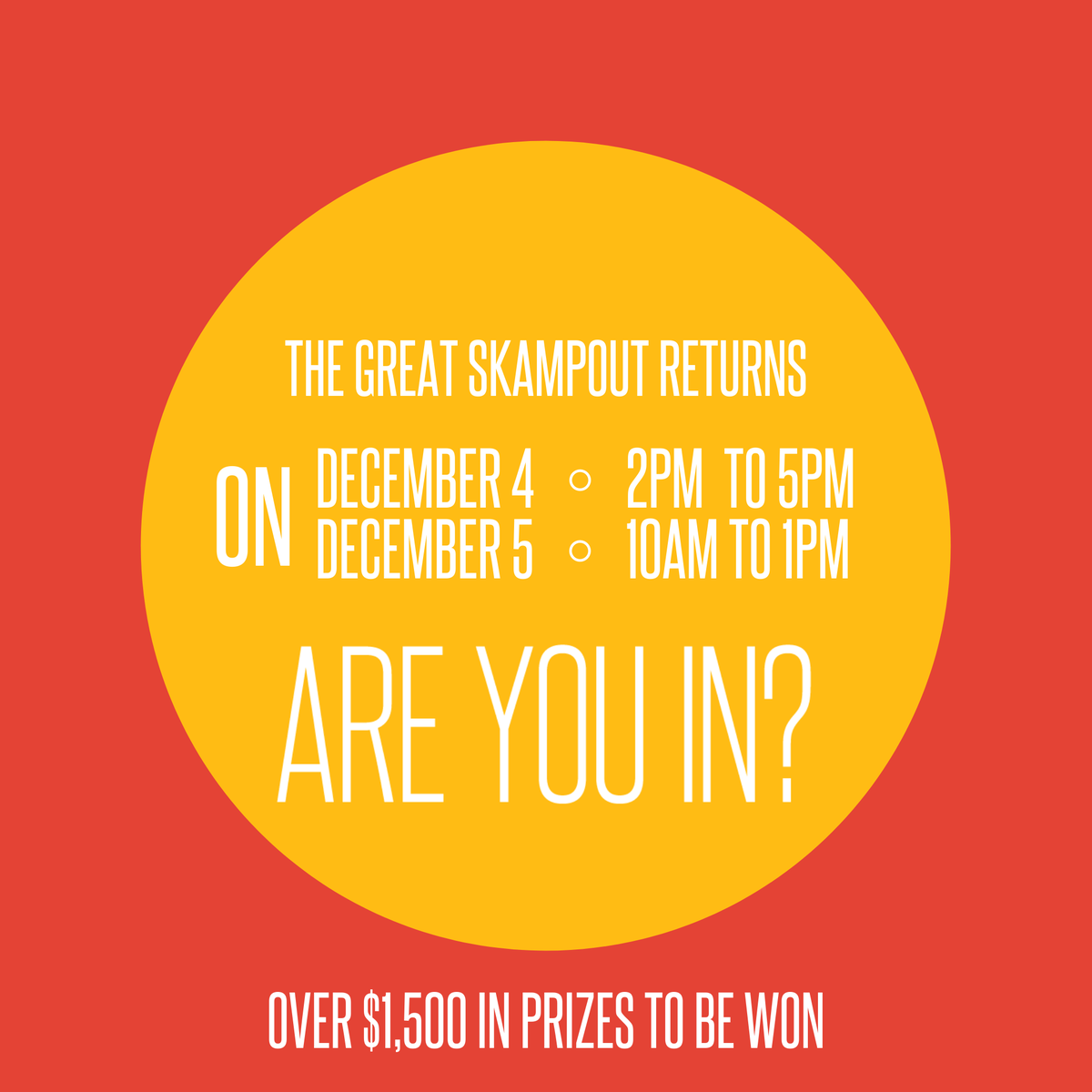 EspeconSolution's tweet photo. Are you in? This weekend I'm supporting @theatreSKAM #SKAMpout appeal. You too can support SKAM’s productions &amp; Performing Arts School. Find out more, donate or buy raffle tixs from 3 to 16 December at https://t.co/y5Dk9GONrJ
#getskamed #yyjfundraiser #yyjarts #fundraising https://t.co/a6DDGB7KLj