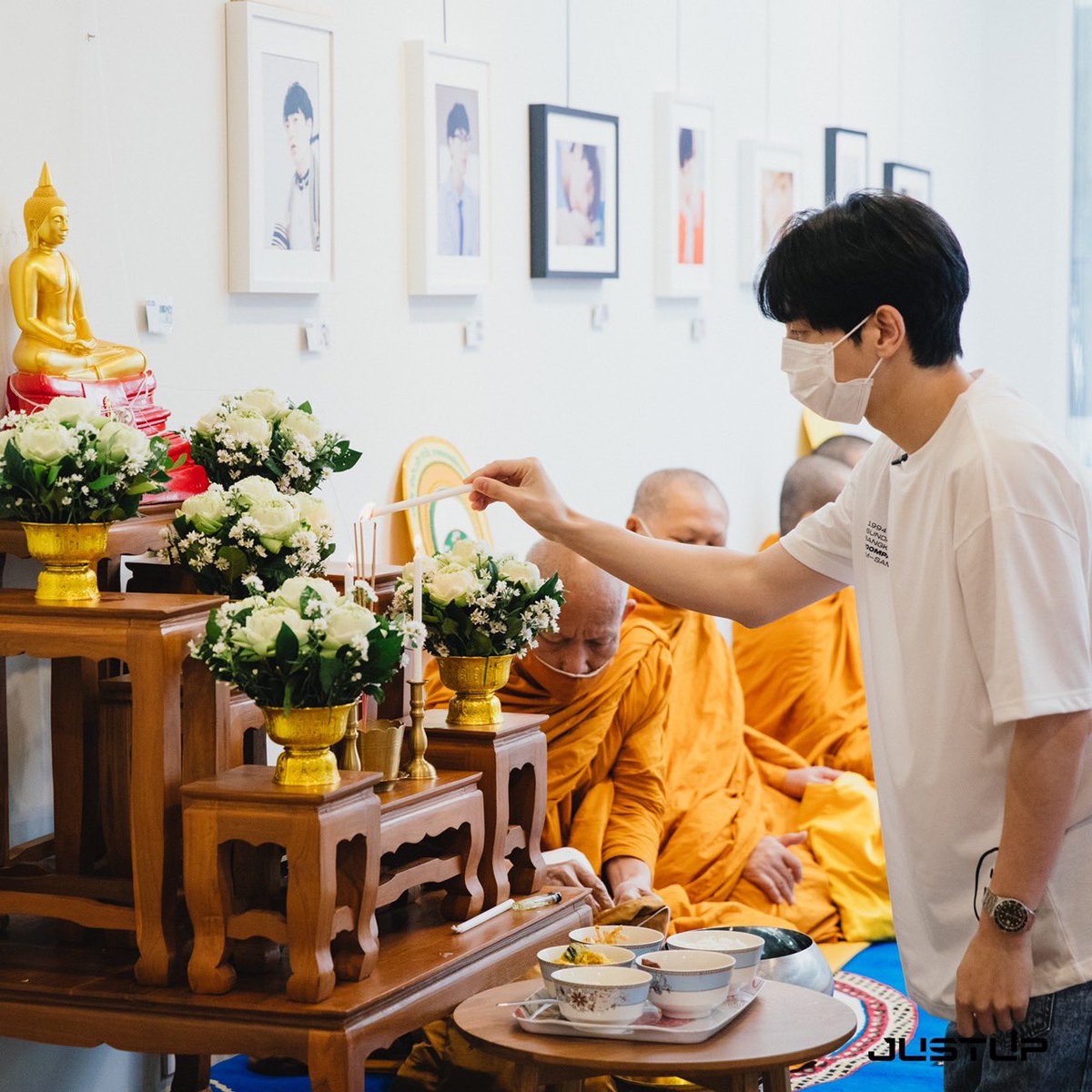 Justupbangkok's tweet photo. เอาภาพการทำบุญวันเกิดของน้องอัพมาฝากครับ
ร่วมอวยพรวันเกิดให้อัพกันได้เลย

#ภูมิพัฒน์อายุ27ขวบแล้วครับ https://t.co/TPJGAFPUDE