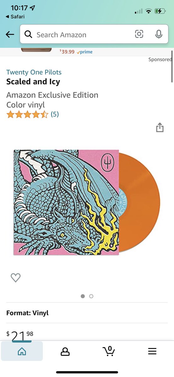 Sky_Elizabeth00's tweet photo. @NaxSmokeShop Twenty One Pilots newest album, Scaled and Icy 💓 @twentyonepilots https://t.co/p5HZF0GtEb
