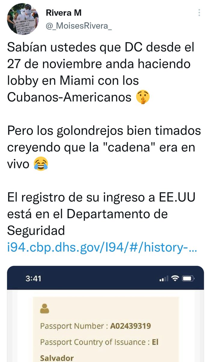_MoisesRivera_'s tweet photo. Sé que me han extrañado, no lo duden 🤫. 

El troll center de CAPRES denunció varios tuits que había publicado en los últimos días; apele y estoy de regreso 🤭. 

Decían que había vulnerado la privacidad de #DonCerote 😂

#El12Marchamos ✊ https://t.co/qBP9H2lDn7