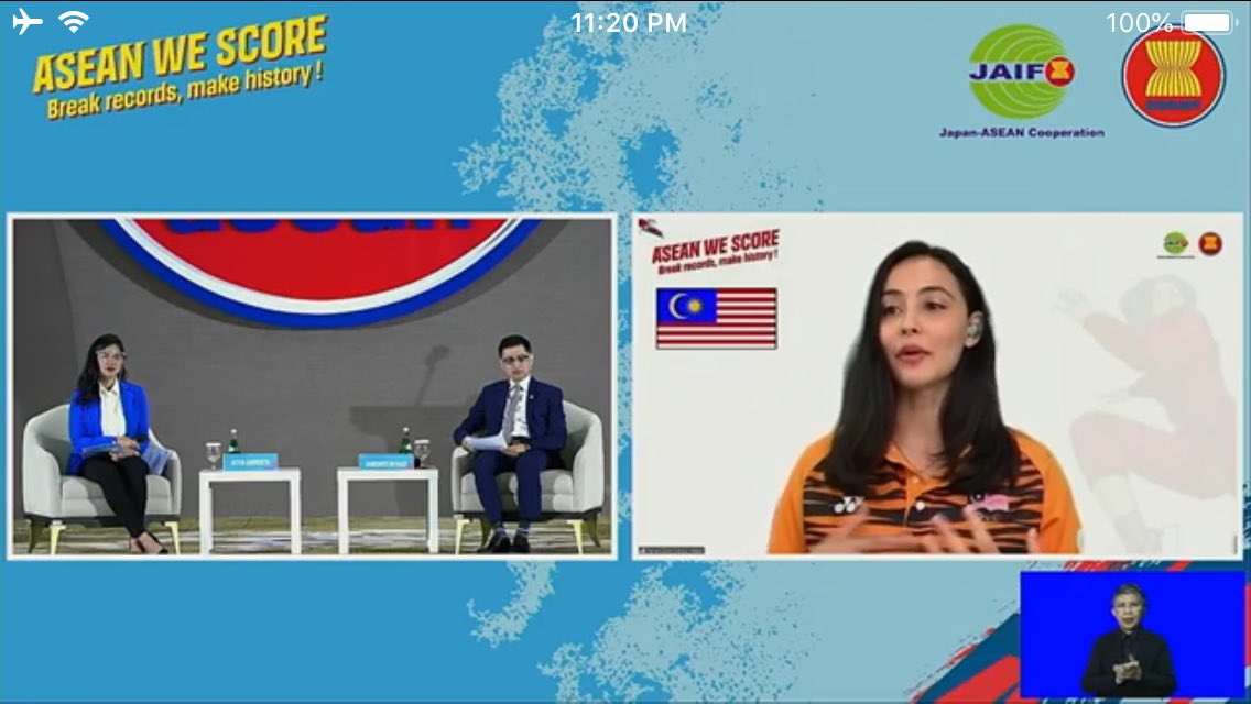 jamshedmkazi's tweet photo. Truly humbled &🤩to be joining a Talk Show w/a phenomenal group of Olympic champions from @ASEAN countries. While the Tokyo Olympics were the most gender equal ever (49%), media coverage of👩🏽sports is still only 4%, not to mention gaps in training,💰,sexist social norms & more. https://t.co/F0Z641sQLa