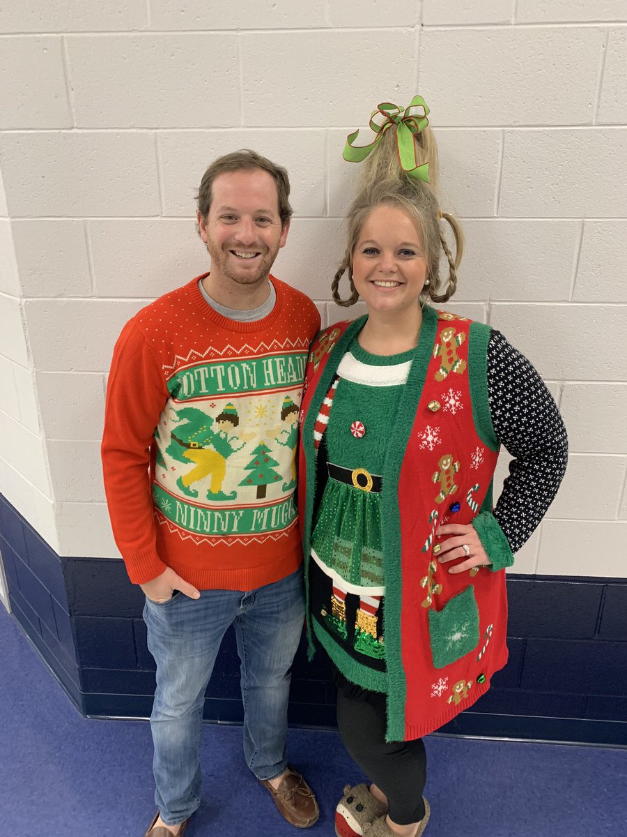 LMS_MrsTaylor's tweet photo. Such a fun day at Lewisburg Middle!! Tacky Christmas &amp; Christmas Dance 🎄 https://t.co/gcjK9yV2a0