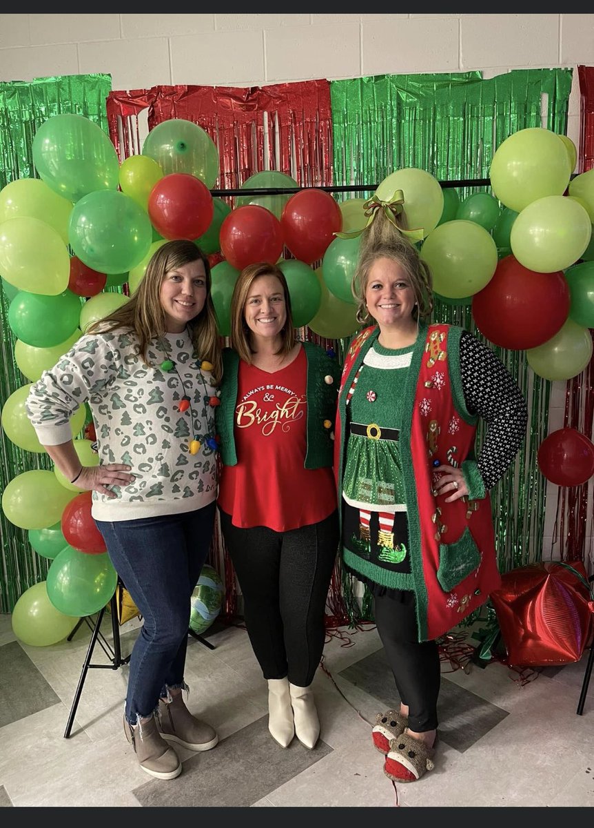 LMS_MrsTaylor's tweet photo. Such a fun day at Lewisburg Middle!! Tacky Christmas &amp; Christmas Dance 🎄 https://t.co/gcjK9yV2a0