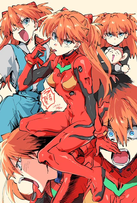 アスカ好き!!!!(過去絵)
#アスカ生誕祭2021 
