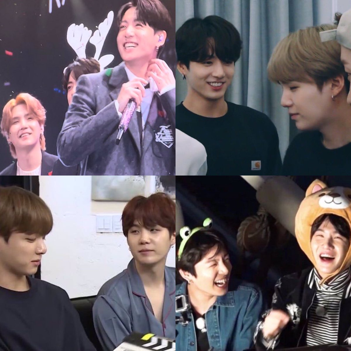 kthtanies's tweet photo. yoongi to jk                         jk to yoongi https://t.co/vBzuTh750L