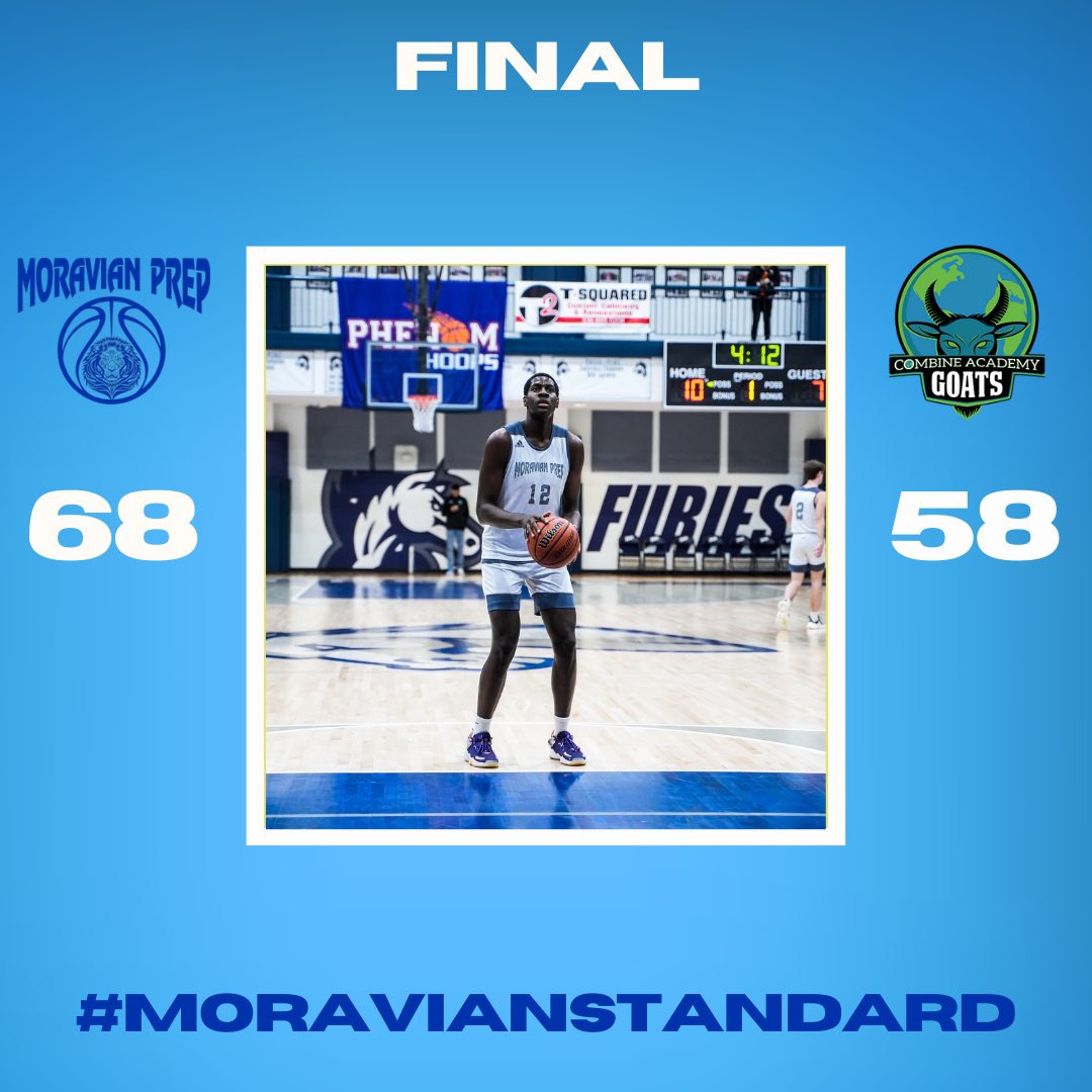 moravianprepnat's tweet photo. FINAL 😏

Moravian Prep National 6️⃣8️⃣

Combine National 5️⃣8️⃣

MVP Justin Banks w/ 12 points and 11 rebounds https://t.co/pQsmREl30P