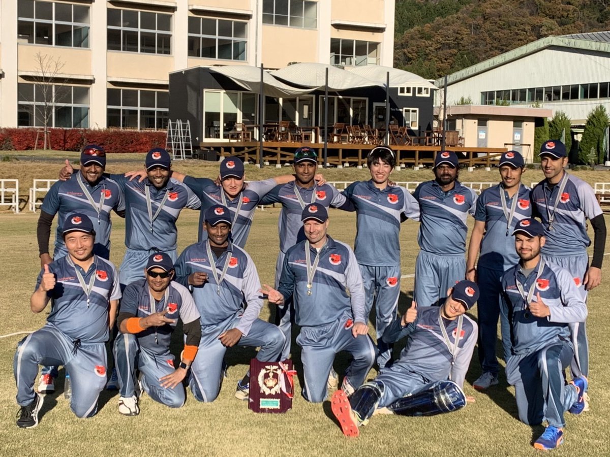 Won the league with this bunch of legends.
<a href="/chibasharks/">Chiba Sharks Cricket Club</a> #JapanChampions