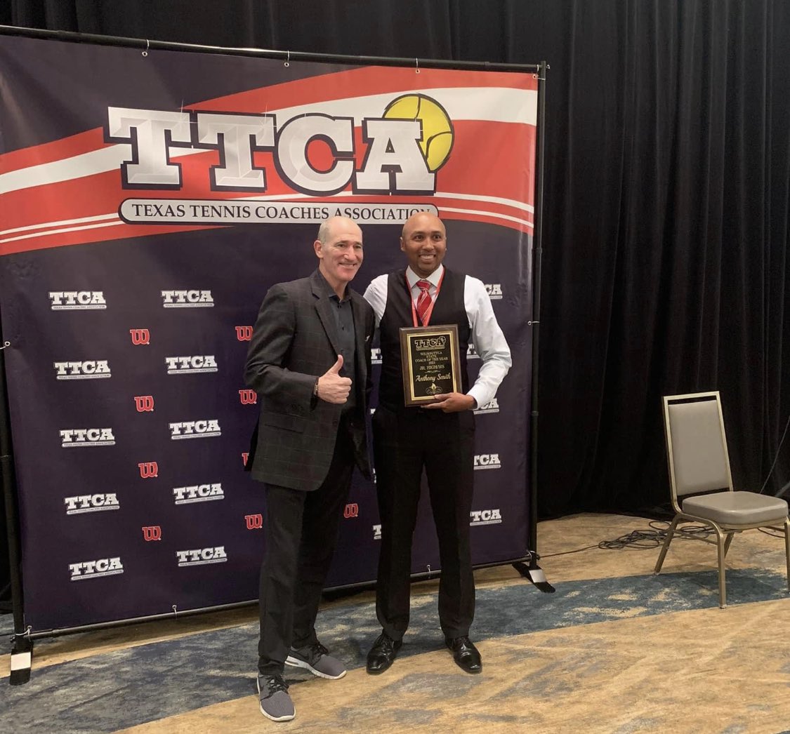 ATTENTION WORLD!!! East’s own <a href="/asmithsstennis/">Fit Aiden</a> was awarded the middle school coach of the year for the entire state of Texas!!! We are so proud of this man and all he does in the classroom and on the tennis court!! #EastUnity