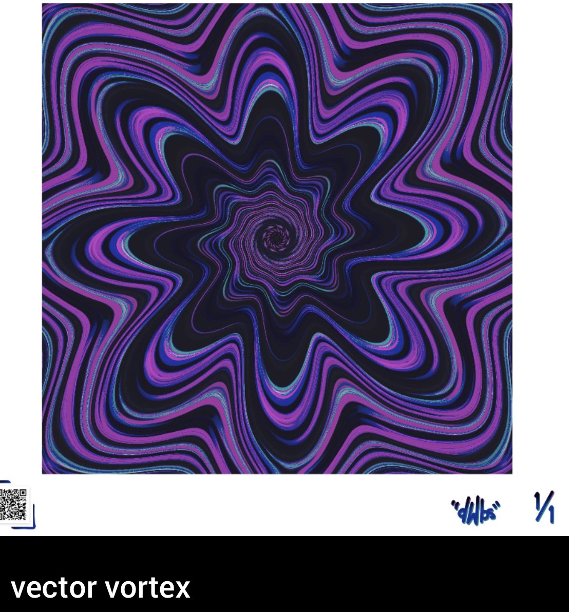 chancefisher20's tweet photo. Just picked up this trippy #NFT done by @dwbs_co and he donates a chunk of the proceeds to help fight climate change something every1 should be trying to help in anyway they can #SaveOurPlanet #Algofam #AlgoNFT #algofam https://t.co/zgM0ELPXpN