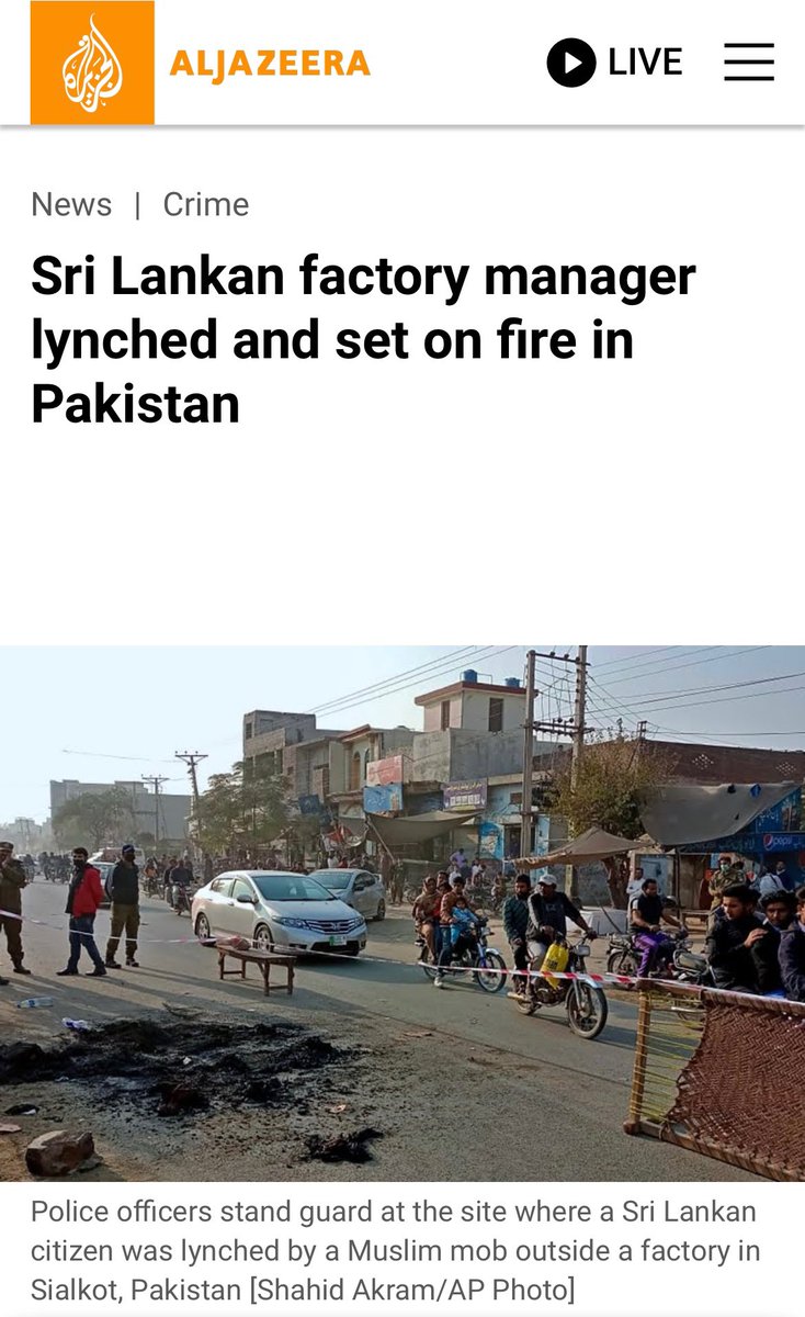 AdnanSamiLive's tweet photo. Not only is this shameful, blatant murder but it’s completely against Islam!! 
Pakistan, you as a nation need therapy!!! Get well soon, for the sake of humanity &amp; for the mercy of God!!

#Pakistan #SriLanka #SrilankanManager #Shame https://t.co/Sufb6uEC47