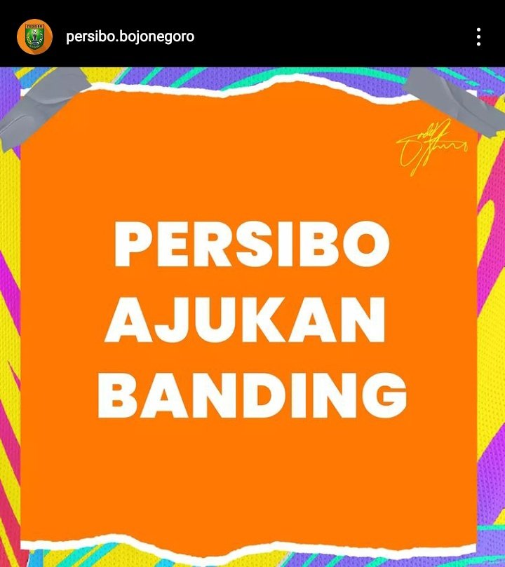 Luquitas17Szn's tweet photo. 🚨 PERSIBO BOJONEGORO RESMI MENGAJUKAN BANDING ATAS KEPUTUSAN KOMDIS PSSI JATIM.

Semoga membuahkan hasil @Persibojonegoro 🧡 
#SavePersibo #SaveKeadilan #LawanKemustahilan https://t.co/Crw3yInUq6