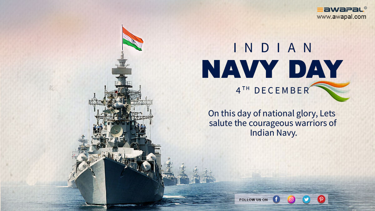 AwapalSolutions's tweet photo. Indian Navy Day 2021
Greetings on this #NavyDay2021, we commemorate respect and professionalism for their outstanding courage to protect India’s Marine Borders.

#navyday #indiannavy #indiannavyday #navy #jaihind #happyindiannavyday #indianarmy #indianairforce #india #awapal https://t.co/ubBeVwKnuS