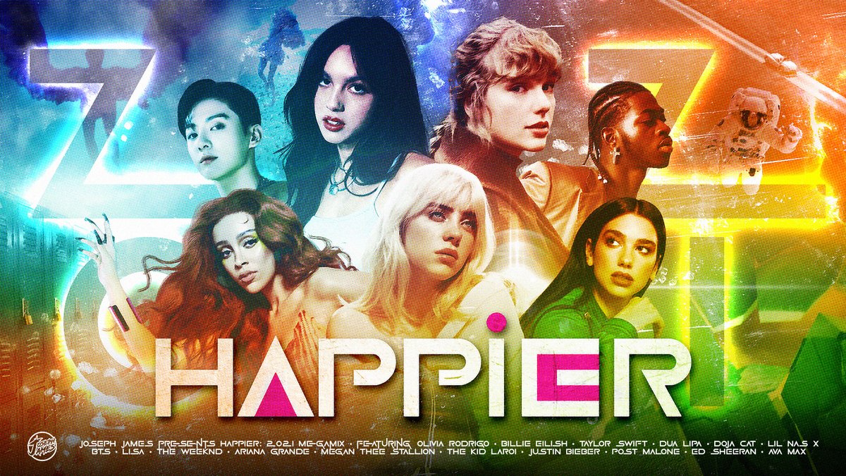 josephjamesssss's tweet photo. HAPPIER: 2021 Megamix (A Year-End Mashup Trailer)
December 10, 2021, 10:00 PM CT
https://t.co/NhwNF0t3mu https://t.co/3dyCwoiBbA