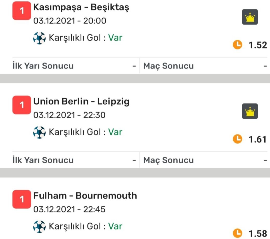 bizimkupon21's tweet photo. #Sondakika #Gunun #banko #kgvar #golvar #iddaa #bahis #tahminlerimiz #tutmustur #kazanan #oynayan #Kardeslerim  #tebrikler #kazandırmasanatı #devamediyor #Bitcoin gibi kazandıran #banko #supriz #tahminlerimiz #kazanmaki̇çinoyna #takipet #sende #ortakol #sevincimize #haftasonu ☘️ https://t.co/C2T01k6n5k