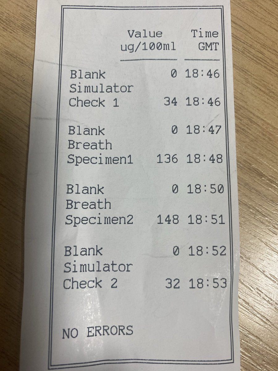 BuryStEdsPolice's tweet photo. Call received yesterday evening with concerns for a vehicle driving dangerously. Subject vehicle stopped on #A134 at #Sicklesmere #BSE. Driver has been #arrested and has given a reading of 4 times the legal limit! #fatal4 #PC700 #PC252 https://t.co/q2ml5donG6