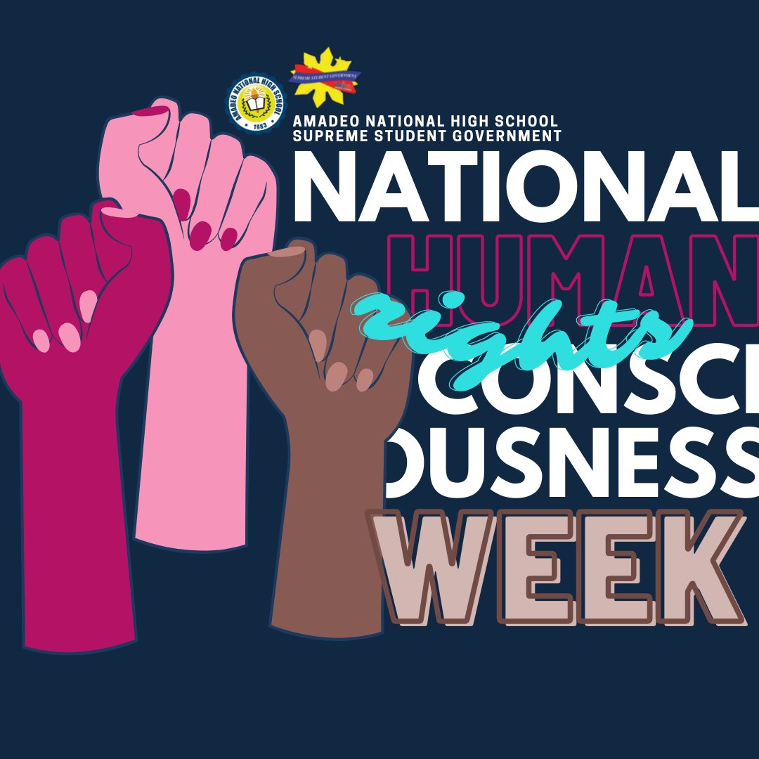 SSGAmaNaHiS's tweet photo. Rights? Oh, right!
As we celebrate National Human Rights Consciousness Week, we would like to share with you some information on the rights you hold and why these can not be taken away from you.
#AmaNaHiSSSG
#DepEdCaviteinAction
#SSGInAction
#amanahis2021
#DepEdTayo https://t.co/VbV6jAVOXu
