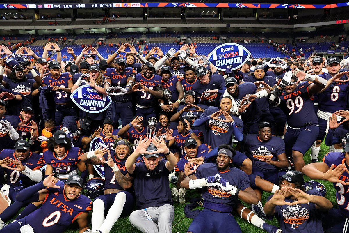 ConferenceUSA's tweet photo. 🏆 @UTSAFTBL 🏆

2️⃣1️⃣0️⃣ Triangle Of Toughness https://t.co/FdveYIhWFs