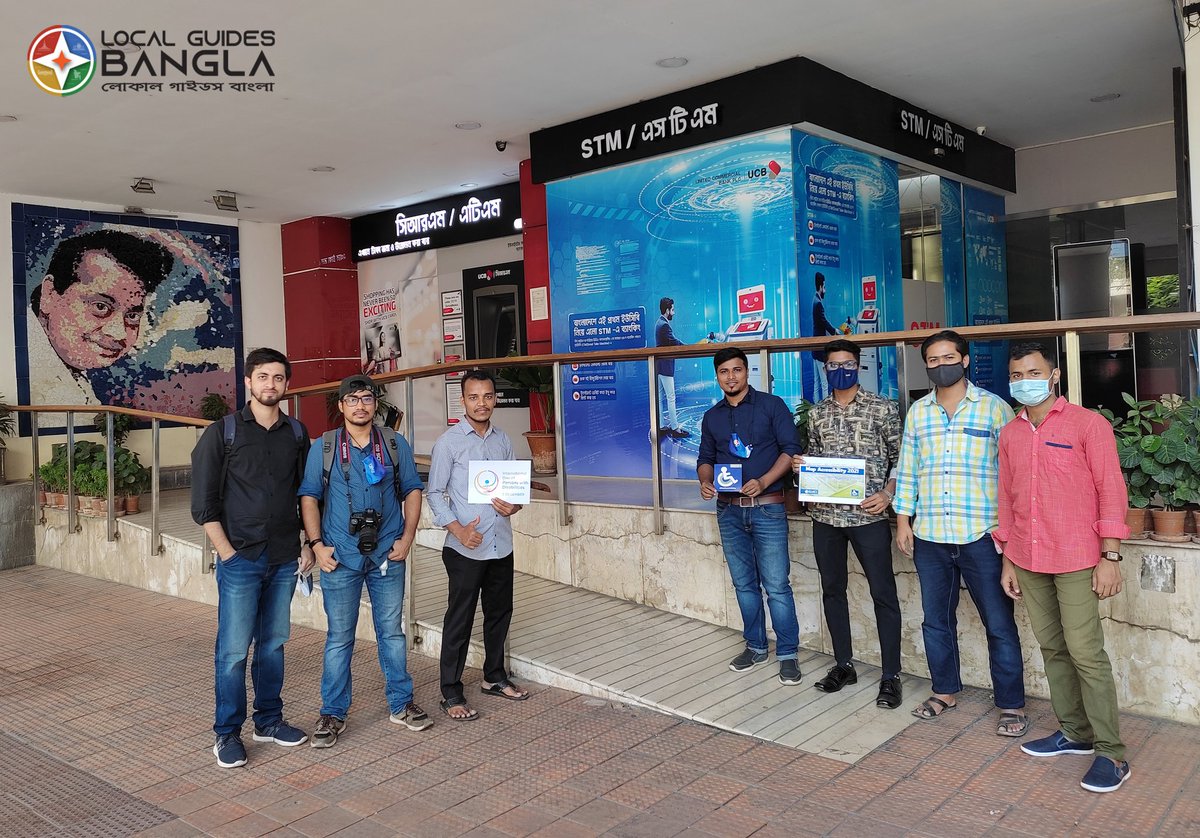 shafiullg's tweet photo. Had a quality time celebrating the "International Day of Persons with Disability" by #UN
We organized this great meet-up for mapping #accessibility on @googlemaps &amp; creating awareness about the right of disabled in Bangladesh.
 #LocalGuides #MapAccessibility #localguidesconnect https://t.co/X7dqV9lu7U