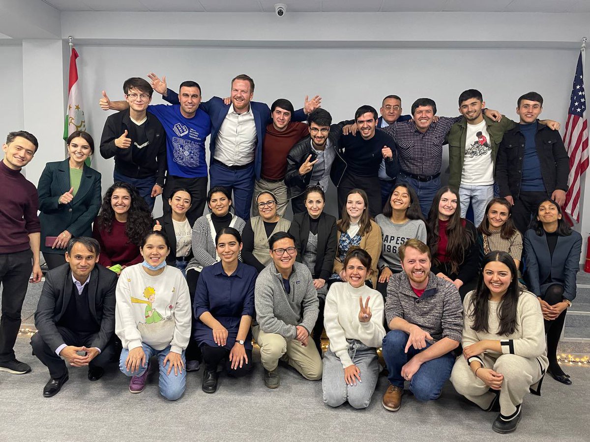 ASDushanbe's tweet photo. 🤩We launched our long-awaited three-day American Spaces workshop! 

It was a unique opportunity to meet all AS coordinators and assistants from #Tajikistan and prepare strategy for our activities we will tie together over the next year!

@USEmbDushanbe ❤️ https://t.co/ZlmYrC5dMW