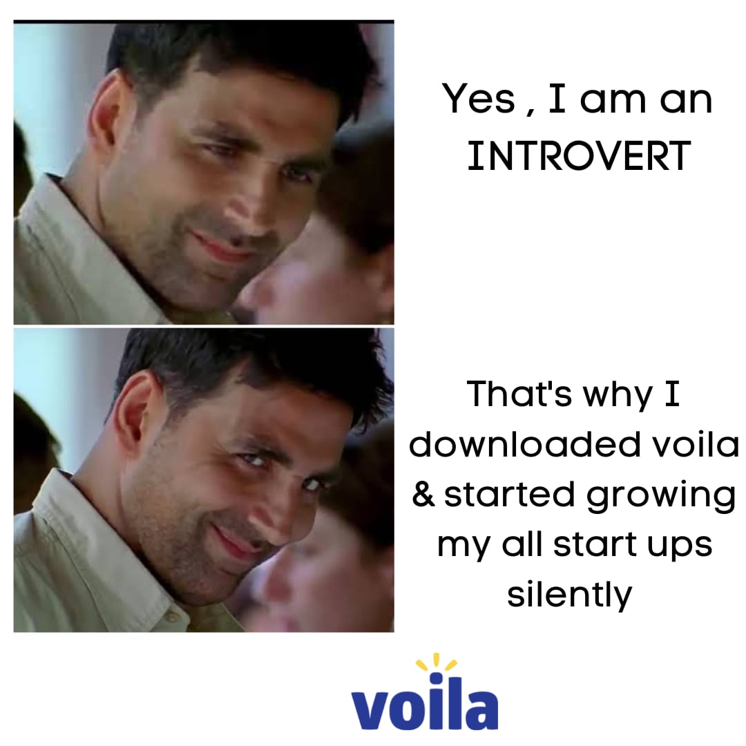 voilaexpert's tweet photo. Introvert or extrovert, connecting with vetted startup experts at Voila is just a click away!
Download the app now
https://t.co/lEh6XV9foZ
#experts #startupexperts #entrepreneurs #startuplife #entrepreneurship #SaturdayThoughts https://t.co/UrPHXcYXA6