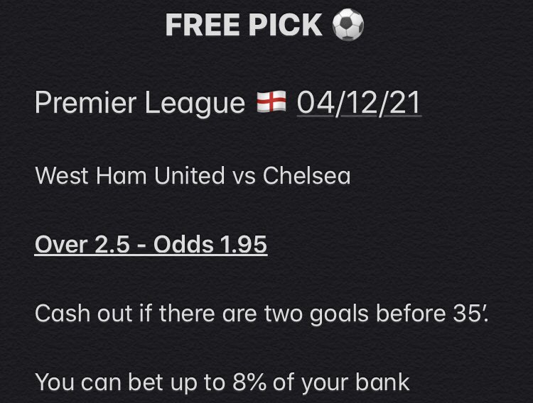 Smart_Tipster1's tweet photo. Don’t miss week 15 of the @premierleague and make a profit!!

#PremierLeague #LondonDerby #WestHamUnited #TheHammers #MichailAntonio #LondonStadium #Chelsea #TheBlues #Pulisic #freepicks #freebets #freetipster #tipsterforlife #smarttipster #soccertipster #soccerjunkie #soccerlife https://t.co/QOdmtsLLAm