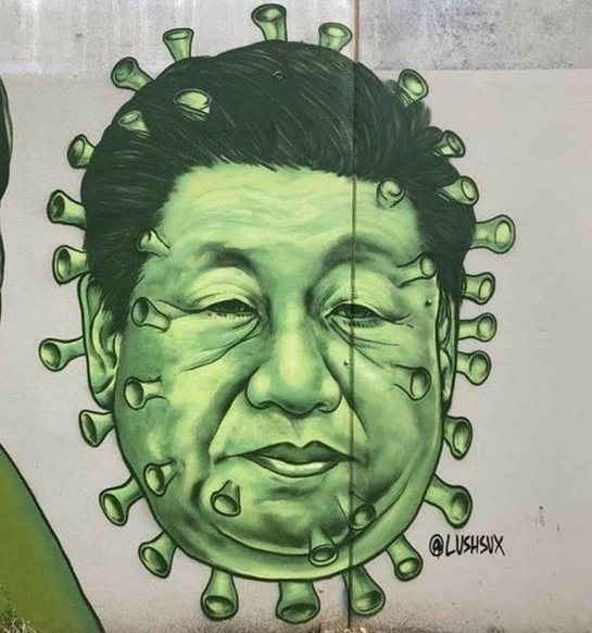 graemewwatson's tweet photo. #ComradeXi sincerely hopes you are all enjoying his new #WuhanVirus #XiVariant. https://t.co/7tJwRE51Pd