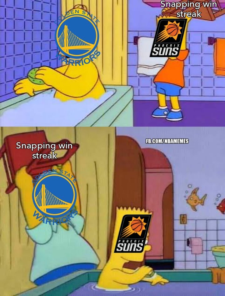 NBAMemes's tweet photo. Suns and Warriors be like https://t.co/rrmkP6HELk