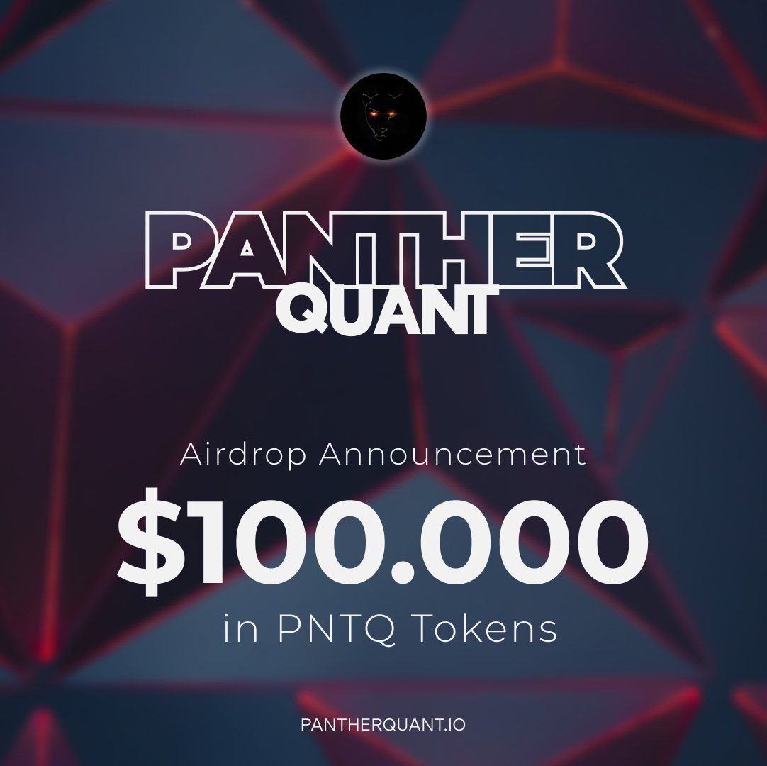 🚀 Airdrop: Panther Quant
💰 Value: $5 worth of $PNTQ
👥 Referral: $50 worth of $PNTQ
🗞 News: blackdogventurepartners
📒 Partnership: Black Dog Venture Partners , Scott Kelly

Talk with the Telegram Bot
t.me/PantherQuantAi…

#Airdrop #Crypto #Airdrops #giveaway