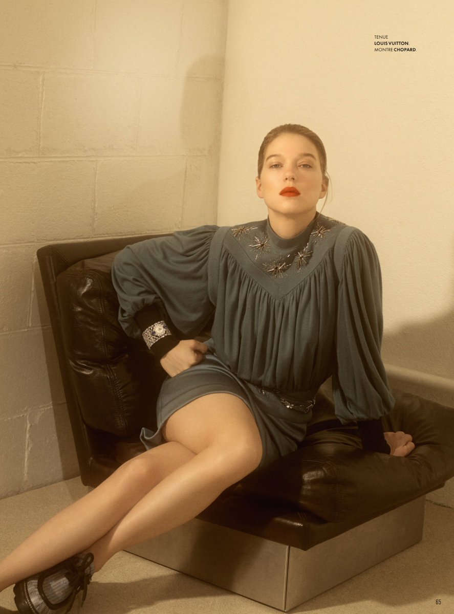 Léa Seydoux in Vanity Fair France Magazine (September 2019).