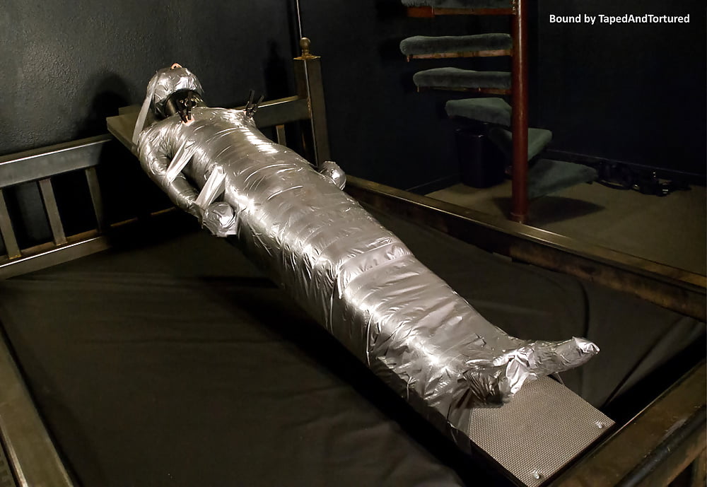 #mummified #wrapped #mummificationbondage #mummification #mummification #en...