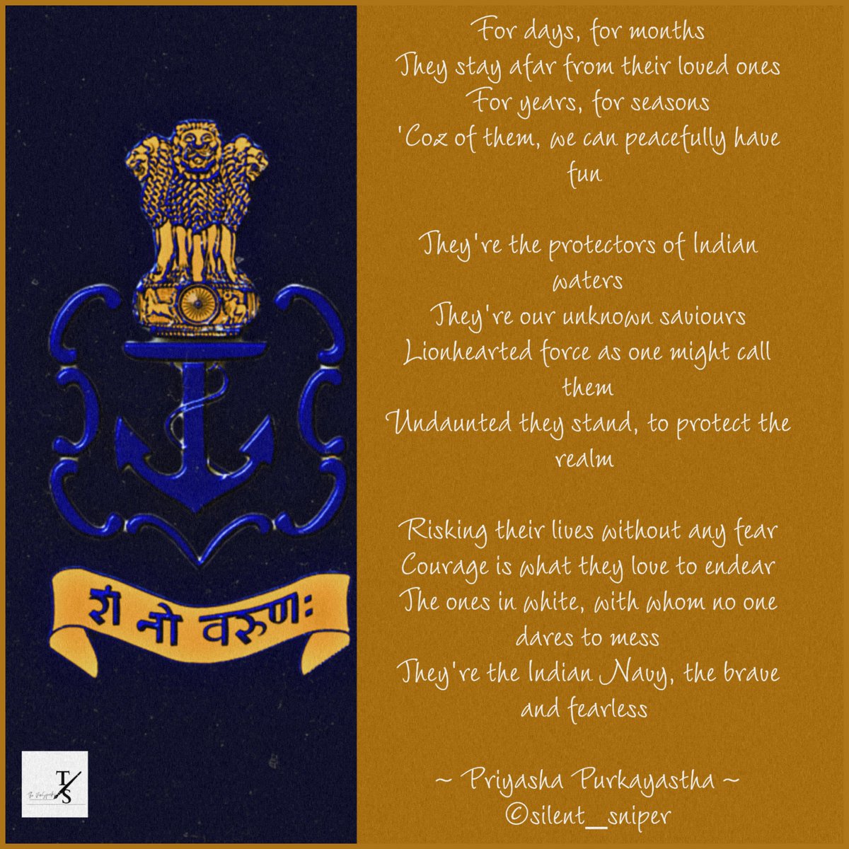 To the brave ones in white, to my fellow Indians, HAPPY NAVY DAY 🇮🇳

#NavyDay2021 #IndianNavyDay #IndianNavyDay2021 #IndianNavy 

@37VManhas @indiannavy