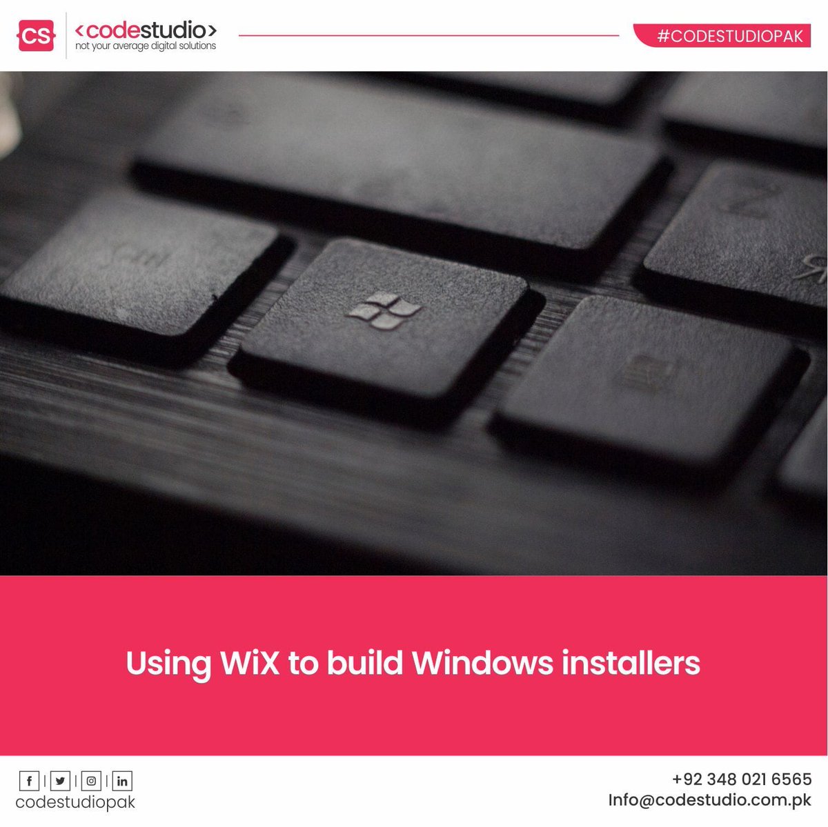 codestudiopak's tweet photo. Using WiX to build Windows installers 

https://t.co/8uU1bjqc0L

#codestudiopak #windows #microsoft #XML #coding #windowsinstaller #xmltoolset #NETfoundation #FreeGiant https://t.co/RNd6QDb4RR