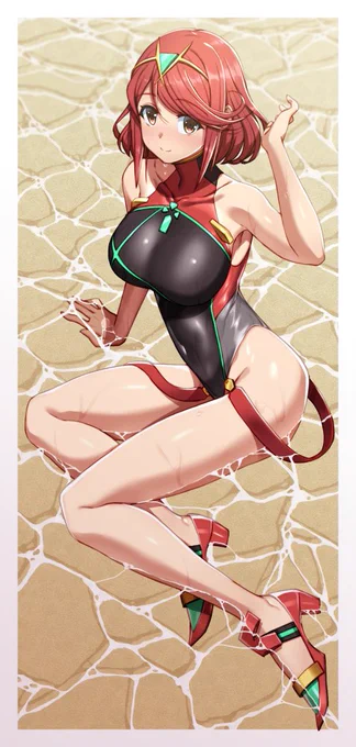 水着ホムラ
#ゼノブレイド2 