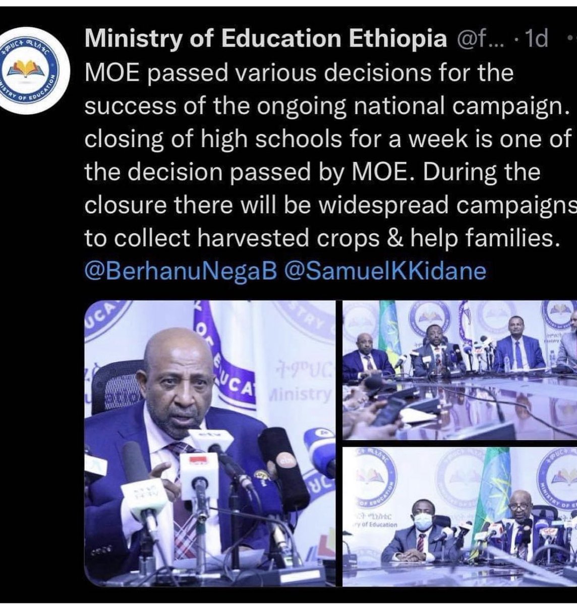 NatnaelMekonne7's tweet photo. Why @bbc and its morally corrupted staffrelease  disinformation like this. Is the people of Britain swallow what this false news corporation produce without  fact check ?

@BBCPolitics @BBCNews @BBCSport @cnnbrk @cnni 

#NoMore 

@antonioguterres @UN_Spokesperson @AU @Un https://t.co/wIWBWcBh2S