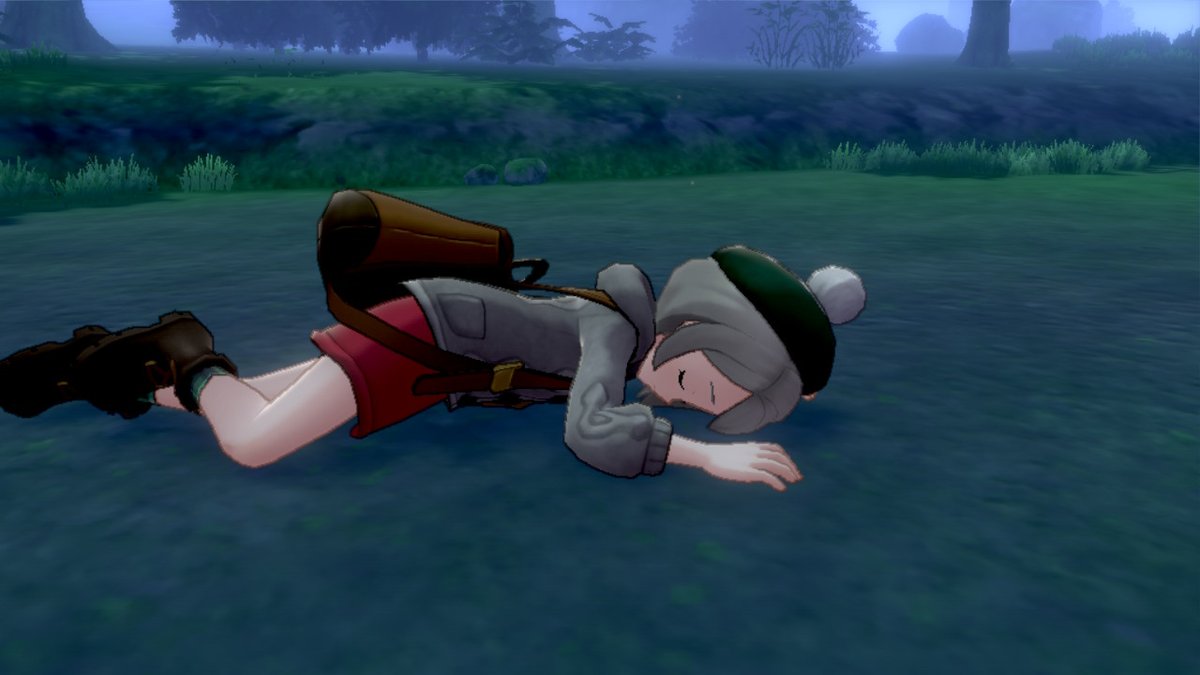 MusicallyTwitch's tweet photo. now isnt the time for napping smh #PokemonSwordShield #NintendoSwitch https://t.co/sR33GPY2C2