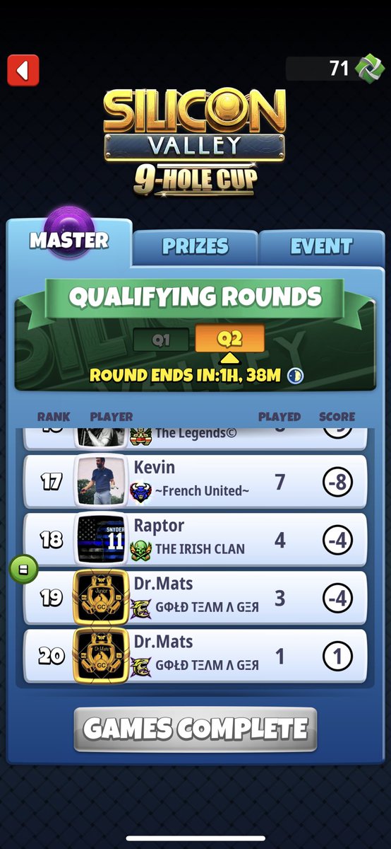 ThatEBguy1's tweet photo. @davidfarrell75 @GolfClashGame Don’t worry, I get to play my Apoc4 vs Apoc7/8. Also, check these cheaters out.. https://t.co/UDSBRo3mg0