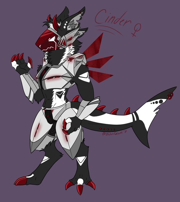 HALO inspired Protogen ref sheet for my partner 🤍 drawn by me