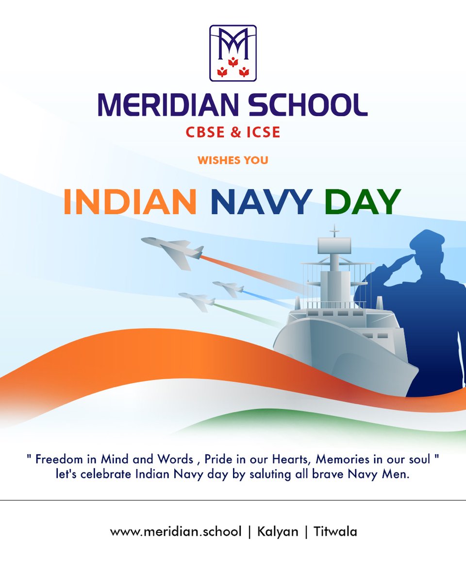 Meridian_Kalyan's tweet photo. Wishing You all a Very Happy Indian Navy Day https://t.co/G2Yi1ZIGNX