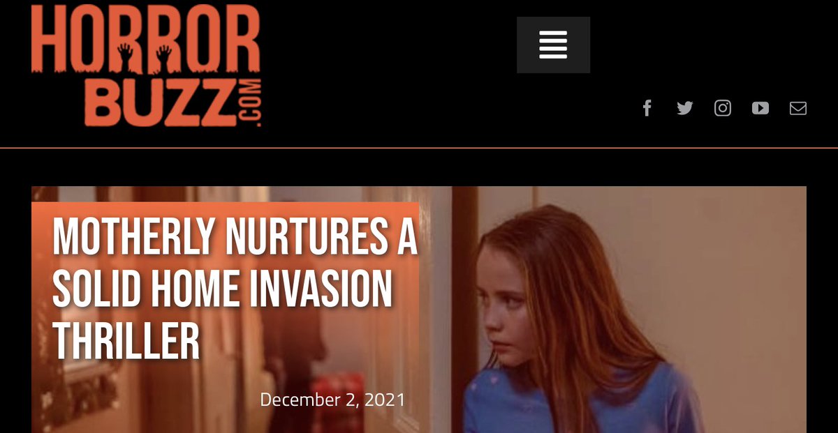 “Motherly has all of the things that one could ask for in a thriller — murder, crime mysteries, plot twists, revenge, a mother on a mission to protect her daughter at all costs” 
Full <a href="/Horror_Buzz/">horror_buzz</a> review: horrorbuzz.com/2021/12/02/mot… #Horror #Review