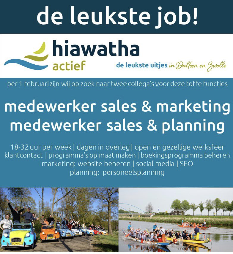 Hiawatha Actief (@hiawathaactief) on Twitter photo 