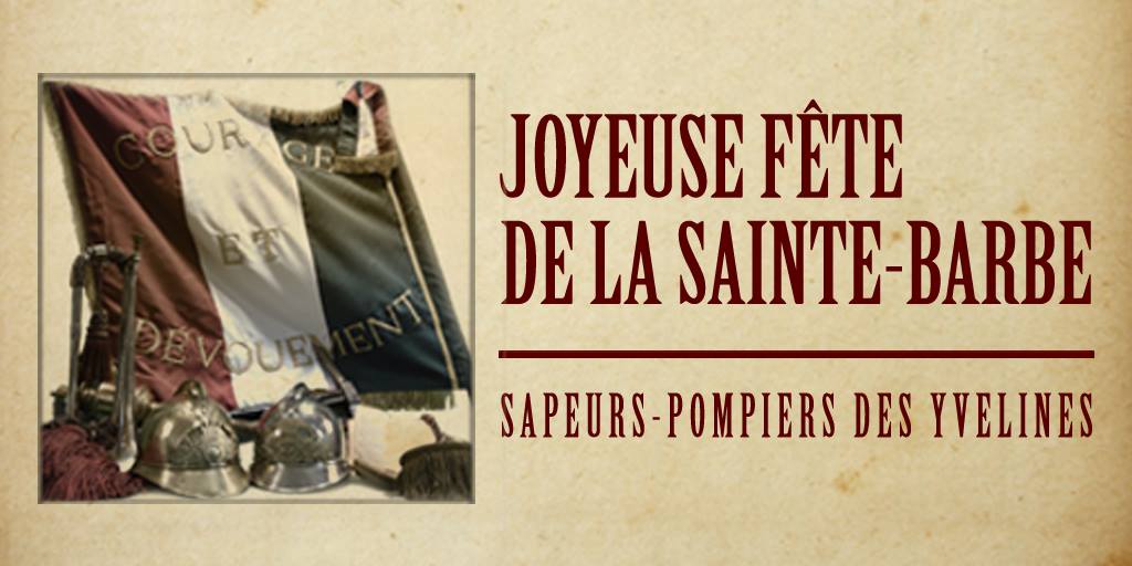 pompiers78's tweet photo. [#SainteBarbe] Les @pompiers78 🚒souhaitent une excellente fête de la Sainte Barbe 2021 à l'ensemble des acteurs de la Sécurité civile 💪 https://t.co/fz7JoJh8ly
